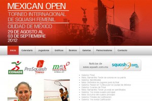 Squash Mexican Open 2012